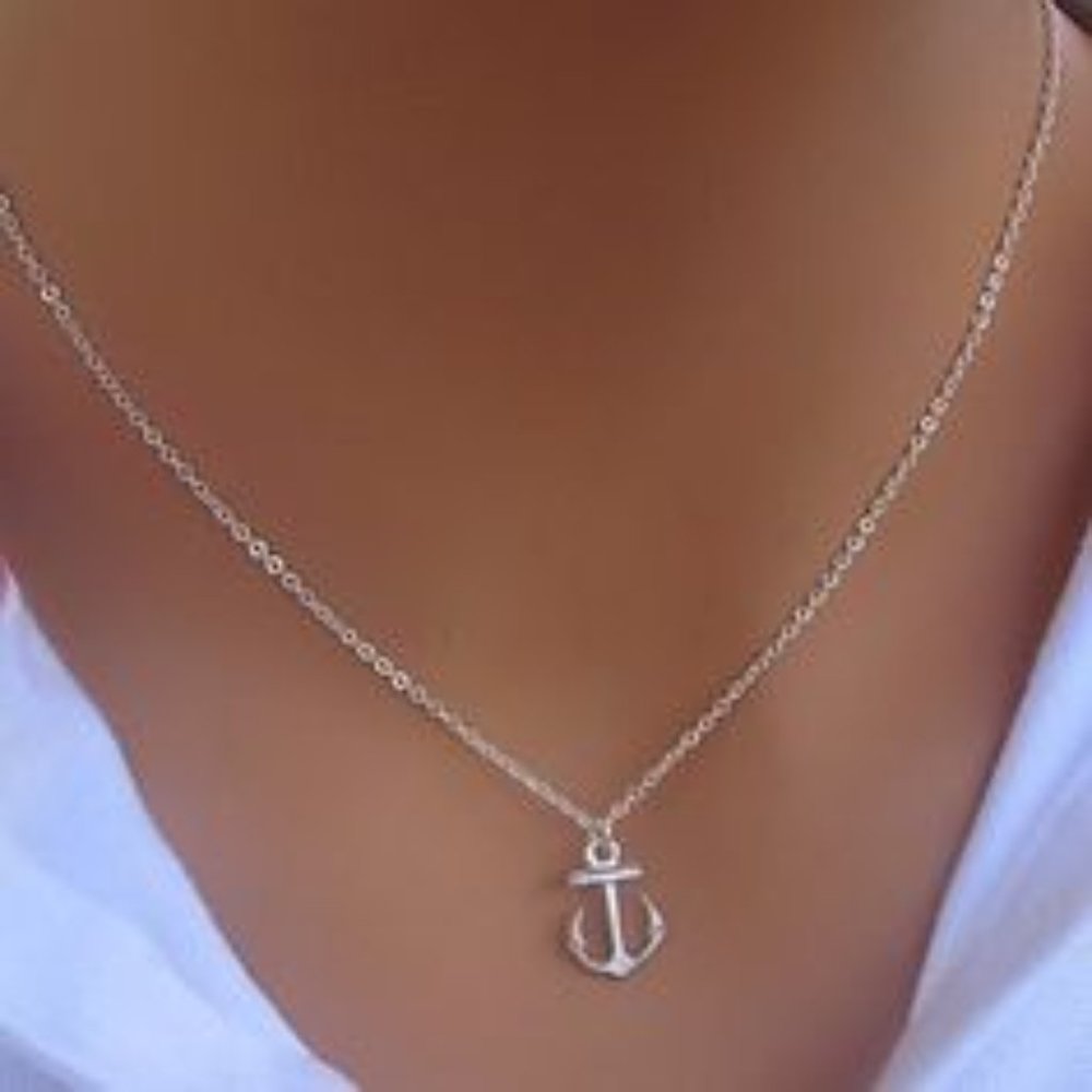 Anchor Pendant Necklace